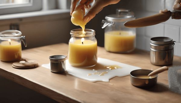 Réussir à faire une bougie maison étape par étape